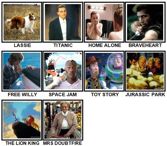 guess the 90s movies level 3